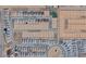 An aerial view showing the location of the property in a residential neighborhood at 15381 W Cottontail Ln, Surprise, AZ 85387