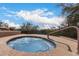 Community hot tub with blue sky and cloud background at 16013 N 111Th Pl, Scottsdale, AZ 85255
