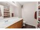 Bathroom featuring wood cabinets and neutral-colored towels at 3239 E San Manuel Rd, San Tan Valley, AZ 85143
