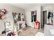 Bright bedroom featuring a vanity, closet and plenty of storage space at 3340 W Ironwood Dr, Phoenix, AZ 85051