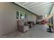Covered patio area, great for entertaining with space for seating and decor at 3340 W Ironwood Dr, Phoenix, AZ 85051