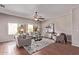 Bright living room featuring modern decor and large windows at 4086 E County Down Dr, Chandler, AZ 85249