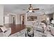 Open-concept living space adjoining kitchen and dining areas, perfect for entertaining at 4086 E County Down Dr, Chandler, AZ 85249
