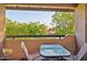 Relaxing balcony with outdoor seating offering a peaceful view at 9451 E Becker Ln # 2013, Scottsdale, AZ 85260