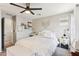 Cozy main bedroom features natural light and access to the hallway, creating a serene and accessible space at 10220 E Isleta Ave, Mesa, AZ 85209