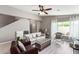 Cozy living room with a comfortable seating, neutral tones, and a window at 2644 E Sylvia St, Phoenix, AZ 85032