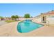 The community pool has a large pool and a tiled roof pool house at 5032 N 78Th St, Scottsdale, AZ 85250
