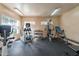 Community gym featuring treadmills, weights, and exercise machines at 5757 W Eugie Ave # 2081, Glendale, AZ 85304