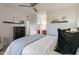 Cozy bedroom featuring a private balcony and neutral decor at 5757 W Eugie Ave # 2081, Glendale, AZ 85304