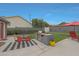 Outdoor area featuring a built-in grill, dining table, and plenty of space for relaxing and entertaining guests at 6746 E Monterosa St, Scottsdale, AZ 85251