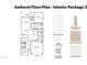 Amherst floor plan showcasing the layout of the home's interior rooms and design package options at 7422 W Buckhorn Trl, Peoria, AZ 85383