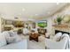 Spacious living room showcasing a fireplace, plush seating, and a grand piano at 7725 N Via De Fonda --, Scottsdale, AZ 85258