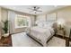 Relaxing main bedroom with a plush bed, cozy bay window seat, and stylish decor at 7725 N Via De Fonda --, Scottsdale, AZ 85258