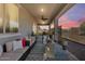 Inviting covered patio with comfortable seating and decorative rug at 786 W Palo Verde W Dr, Casa Grande, AZ 85122