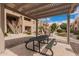 Outdoor pavilion with picnic tables offers a shaded area for gatherings in the community at 8155 E Roosevelt St # 204, Scottsdale, AZ 85257