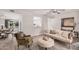 Bright living room featuring a comfortable seating area and an open view to the kitchen at 8238 E San Miguel Ave, Scottsdale, AZ 85250