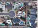 Aerial view showcases the property's layout, including the pool, privacy landscaping, and its location on a cul-de-sac at 8438 E Stella Ln, Scottsdale, AZ 85250