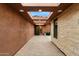 Elegant front entrance with skylight and stone accents at 9539 S 13Th Way, Phoenix, AZ 85042