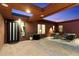 Stylish outdoor patio with elegant decor and lighting at 9539 S 13Th Way, Phoenix, AZ 85042