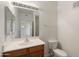 Well-lit bathroom featuring a vanity and toilet at 14000 N 94Th St # 3094, Scottsdale, AZ 85260