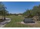 Community park featuring walking paths, a picnic table, and lush green grass at 1712 W Aloe Vera Dr, Phoenix, AZ 85085