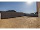 Large backyard with block wall surround at 2887 W Chevelon Dr, Queen Creek, AZ 85144