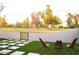 Wonderful backyard patio space overlooks lush green fairways at 3041 S Country Club Way, Tempe, AZ 85282