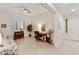 Inviting living room with neutral tones, ceiling fan and tile flooring at 4320 E Ficus Way, Gilbert, AZ 85298