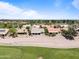 View of the neighborhood highlighting homes on the golf course at 511 W Cherrywood Dr, Sun Lakes, AZ 85248