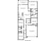 Detailed floor plan showcasing the layout of this home with 4 bedrooms and 2 bathrooms at 5598 E Rock Bush Ln, San Tan Valley, AZ 85140