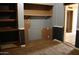 View of the bedroom with built-in shelving and drawers at 6319 E Albany St, Mesa, AZ 85205