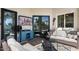 Relaxing patio featuring comfortable seating and decor for casual outdoor living at 11319 E Elmhurst Dr, Chandler, AZ 85249