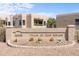 Well-maintained community entrance sign surrounded by desert landscaping and cacti at 14645 N Fountain Hills N Blvd # 215, Fountain Hills, AZ 85268