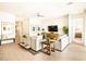 Neutral living room showcases natural light, contemporary furnishings, and stylish accents at 17633 W Pierson St, Goodyear, AZ 85395