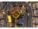 An aerial view highlights the community clubhouse, pool, tennis courts, and bocce ball at this amenity center at 187 E Santa Lucia Ln, Queen Creek, AZ 85140