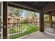 Balcony featuring lush, green common area with walking paths at 18811 N 19Th Ave # 3015, Phoenix, AZ 85027