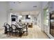 Open-concept kitchen and dining area with modern appliances, a large island, and ample cabinet space at 18916 N 98Th St # 3709, Scottsdale, AZ 85255