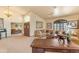 Inviting living room with vaulted ceilings, abundant natural light, and stylish furnishings at 3183 N 159Th N Ave, Goodyear, AZ 85395