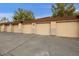 Detached garages with lighting fixtures, offering ample parking and storage space for residents at 3330 S Gilbert Rd # 2090, Chandler, AZ 85286