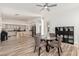 Bright dining room features modern decor and transitions to the kitchen at 3875 E Juanita Ave, Gilbert, AZ 85234