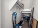 A storage area showcasing shelving units, providing ample space for organizing shoes and various household items at 3875 E Juanita Ave, Gilbert, AZ 85234