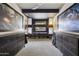 Fun bedroom with custom bunk beds and twin dressers. Note Anime art! at 5309 W Angela Dr, Glendale, AZ 85308