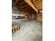 Interior view of construction site featuring wood beams, exposed walls, and concrete at 5550 E Shea Blvd, Scottsdale, AZ 85254