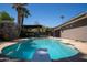 Swimming pool featuring a diving board and a pergola at 6529 E Voltaire Ave, Scottsdale, AZ 85254