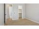 Bedroom with neutral walls and carpet, with closet at 7201 E Sandia Cir, Mesa, AZ 85207