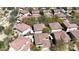 Aerial view of the neighborhood shows a landscaped community at 7650 E Williams Dr # 1011, Scottsdale, AZ 85255