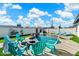 Sparkling pool with cozy seating and a stylish fire pit, perfect for outdoor entertaining at 8213 E Fairmount Ave, Scottsdale, AZ 85251