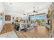 Bright and spacious living room with open floor plan and mountain views at 9630 E Preserve Way, Scottsdale, AZ 85262