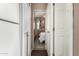 Hallway to a bedroom with carpet, providing access to a private sleeping space at 9736 E Main St # 43, Mesa, AZ 85207