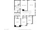 This is a detailed floor plan for the home's second floor at 1021 W Vineyard Plains Dr, San Tan Valley, AZ 85143